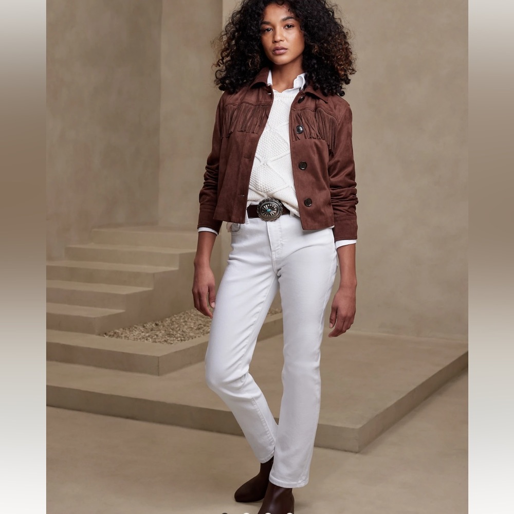 Banana Republic White High-Rise Women’s Jeans
